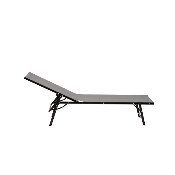 Sklopiva ležaljka crna Marli 