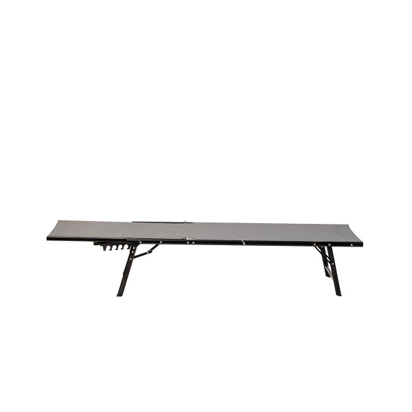 Sklopiva ležaljka crna Marli 