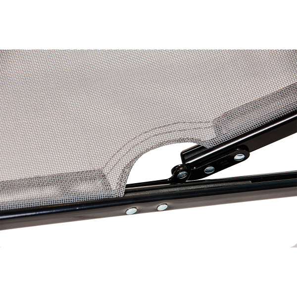 Sklopiva ležaljka crna Marli 