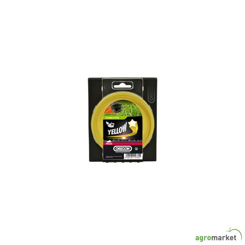 Silk za trimer, yellow starline 2mm x 15m 