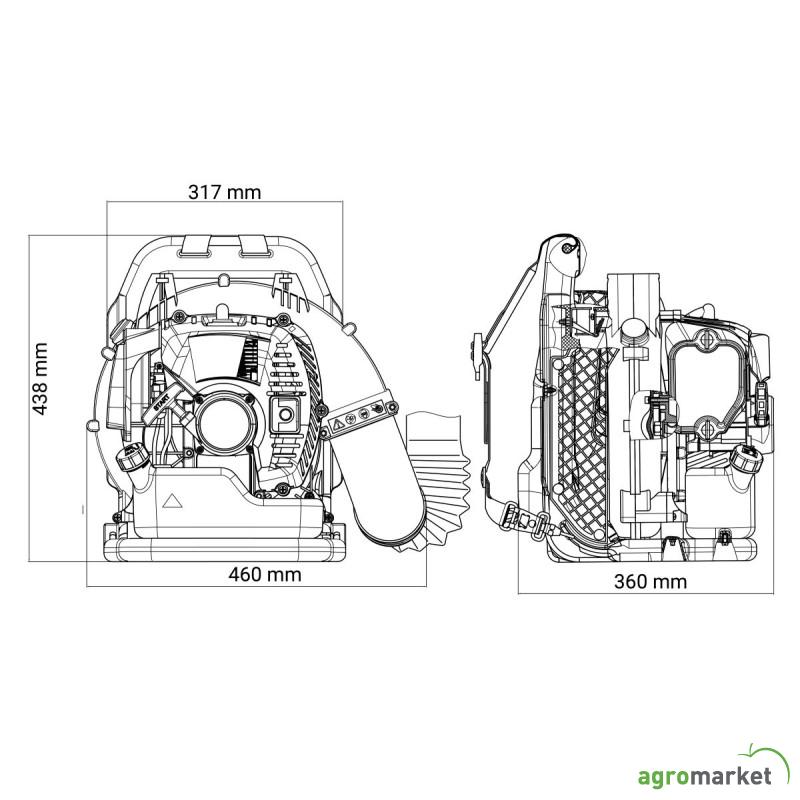 Motorni duvac za lisce VB 5290E 