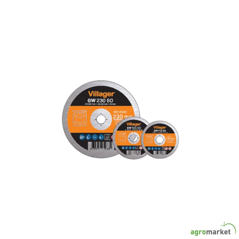 GW12560 Brusna ploca za metal 125X6 mm