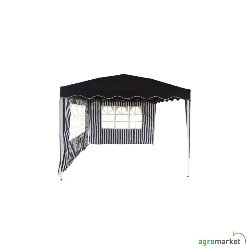 Tenda 3X3 plavo/bela sa bocnim stranama