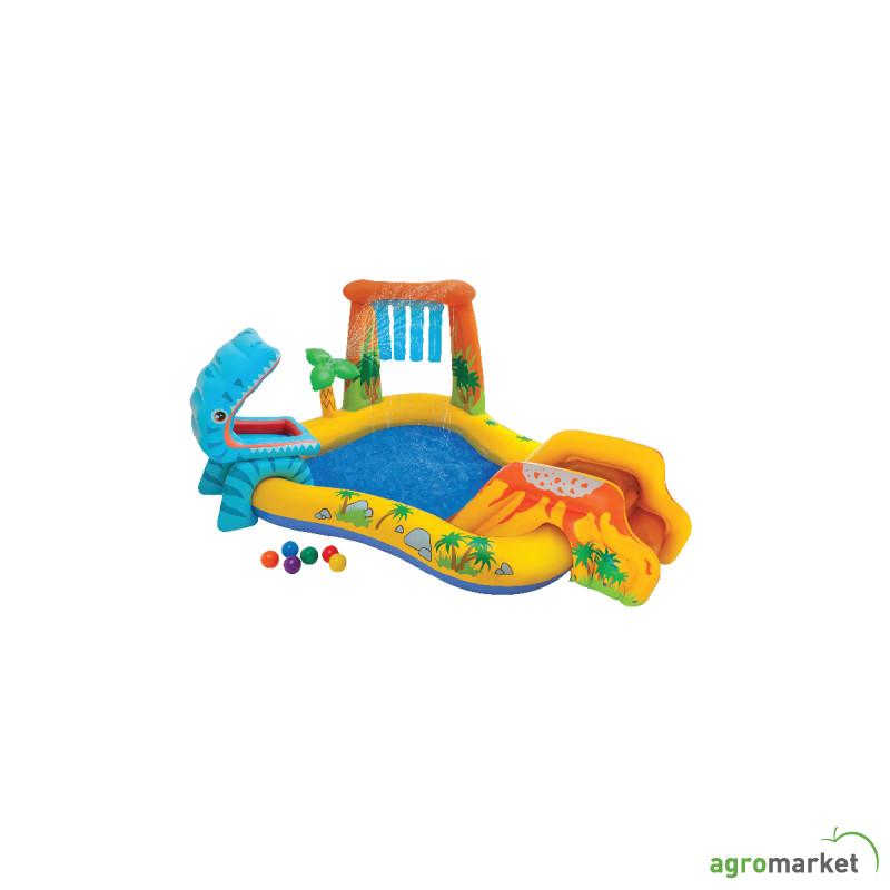 Bazen DINOSAURUS PLAY CENTAR 2,49 x1,91 x 1,09 m