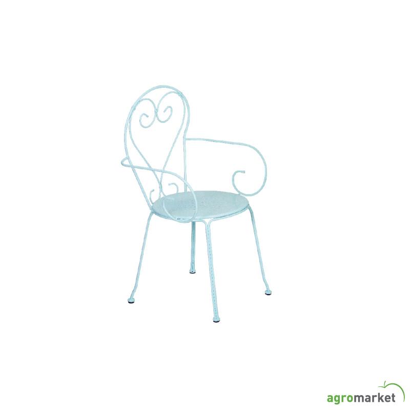 Stolica metalna MOKA 51x52x89cm - bela