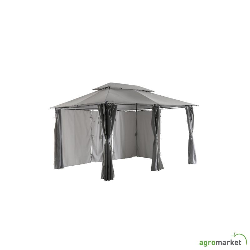 Metalna tenda gazebo BELIZE - siva 