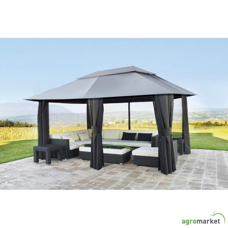 Metalna tenda gazebo BELIZE - siva 