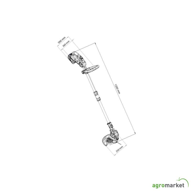 Fuse akumulatorski trimer Villager BC 2320 