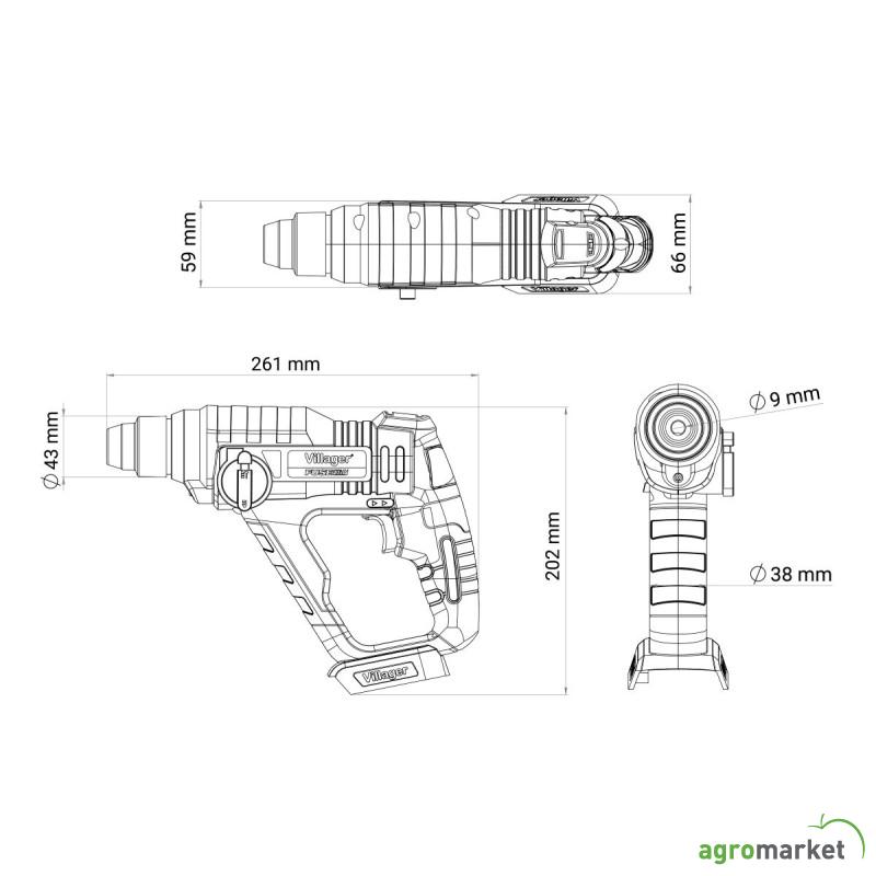 Fuse akumulatorski cekic VLN 0120-1BSC 