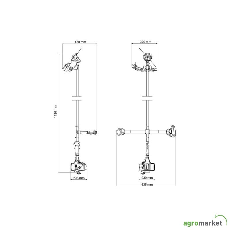 Motorni trimer Villager BC 755 SE 