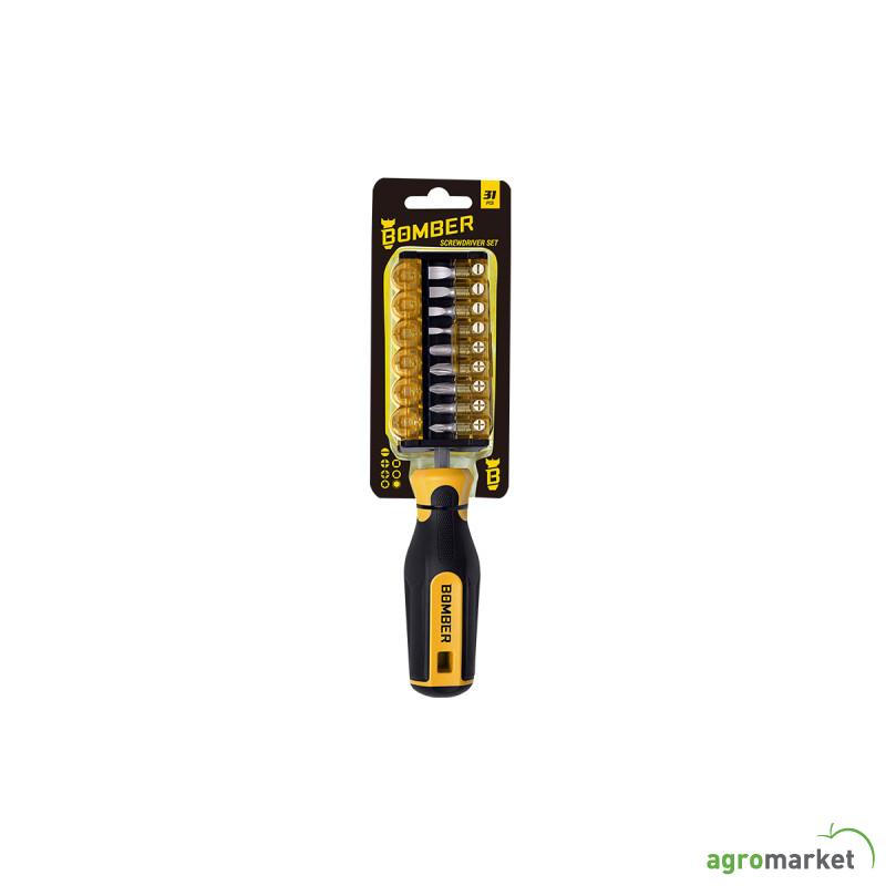 Set odvijača sa nastavcima 31 kom 