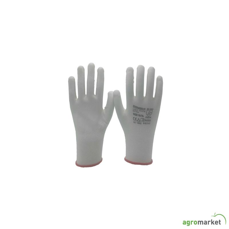 Rukavice Bomber Light White 8 extra 