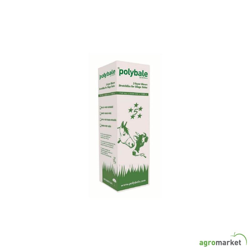 Agrostreč folija za silažu 0.75 x 1500m ,25mic.,zelena - berry bpi 