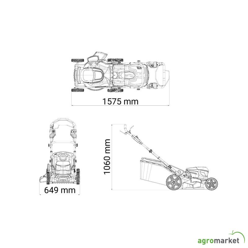 ZEN akumulatorska kosačica Villager LM 4111 E Matic 