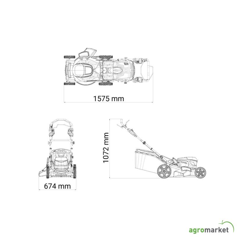ZEN akumulatorska kosačica Villager LM 5111 E Matic 