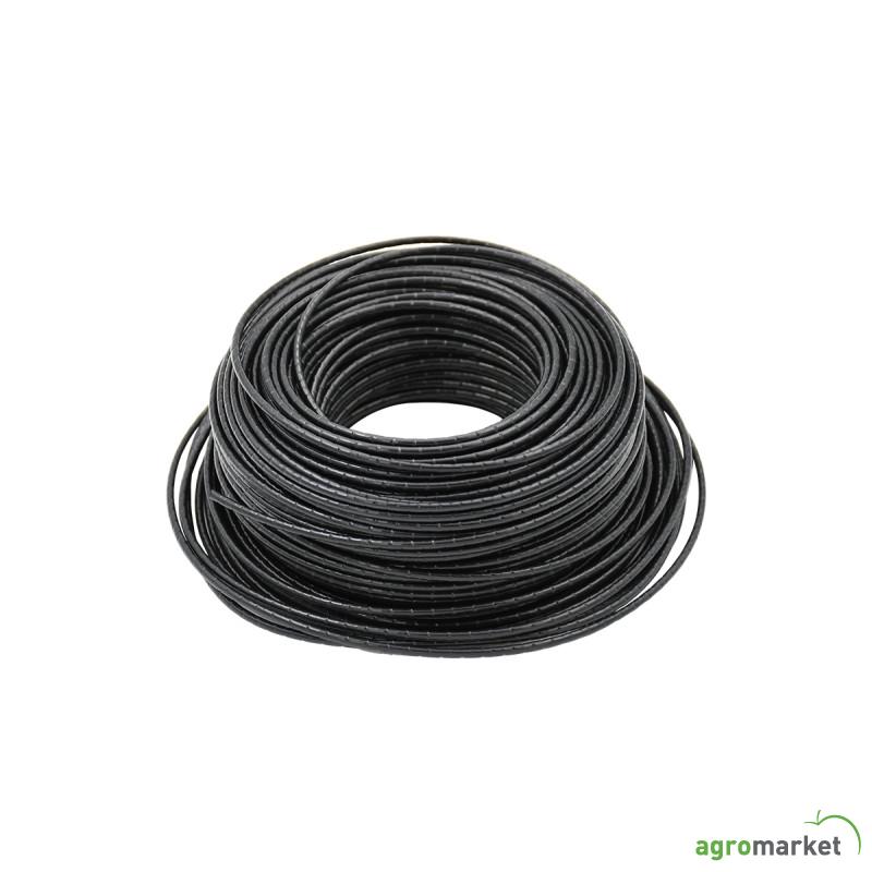 Silk za trimer 2.4mm x 50m - okrugla nit VillyTec, black silent 