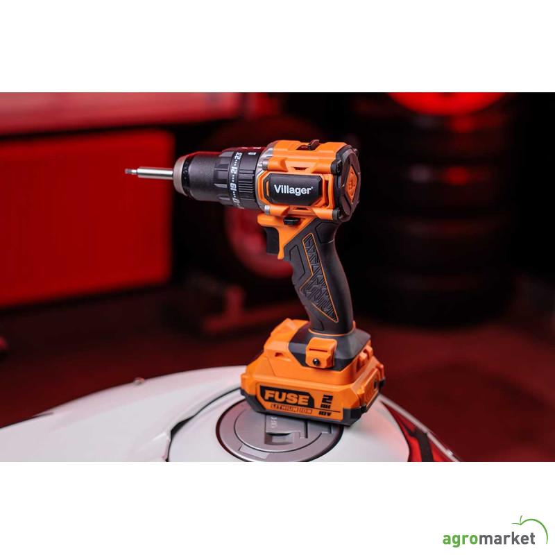 FUSE akumulatorska brushless udarna bušilica Villager VLP 5121 - 2BCB 