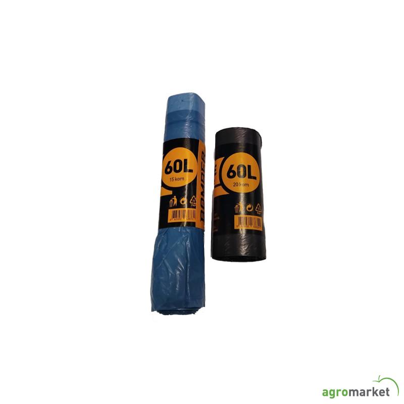 Vreče za smeće Bomber 60L sa trakom 15/1 