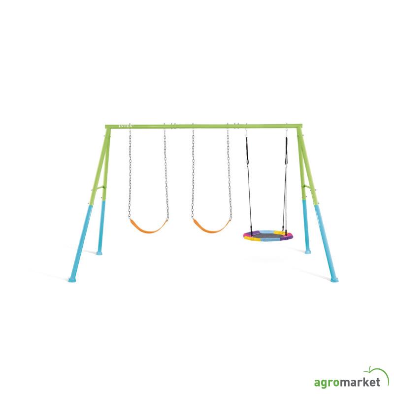 Dečija metalna ljuljaška trodelni set 