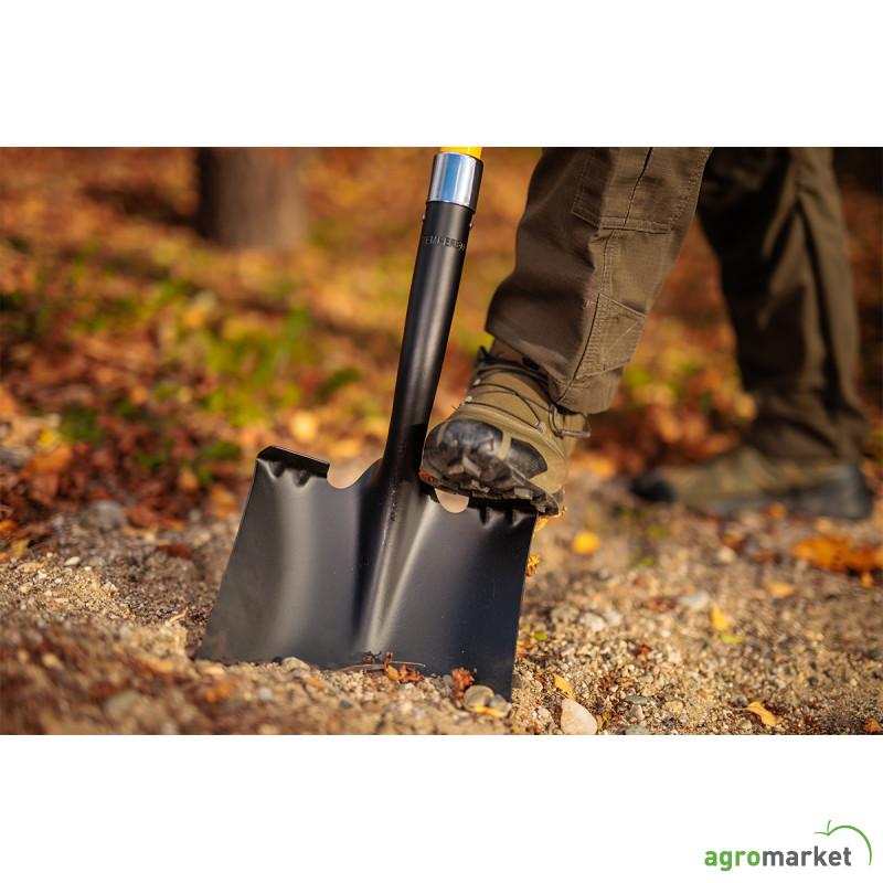 Lopata kvadratna sa fibreglass drškom Bomber 