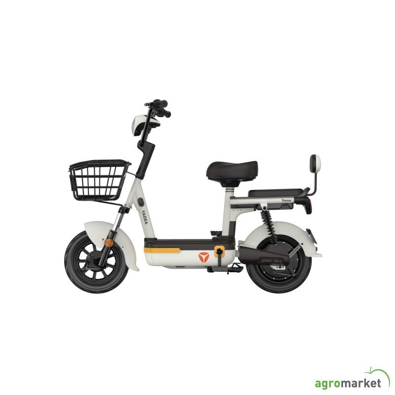 Baterijski bicikl Yadea Teena 48V 12Ah - beli