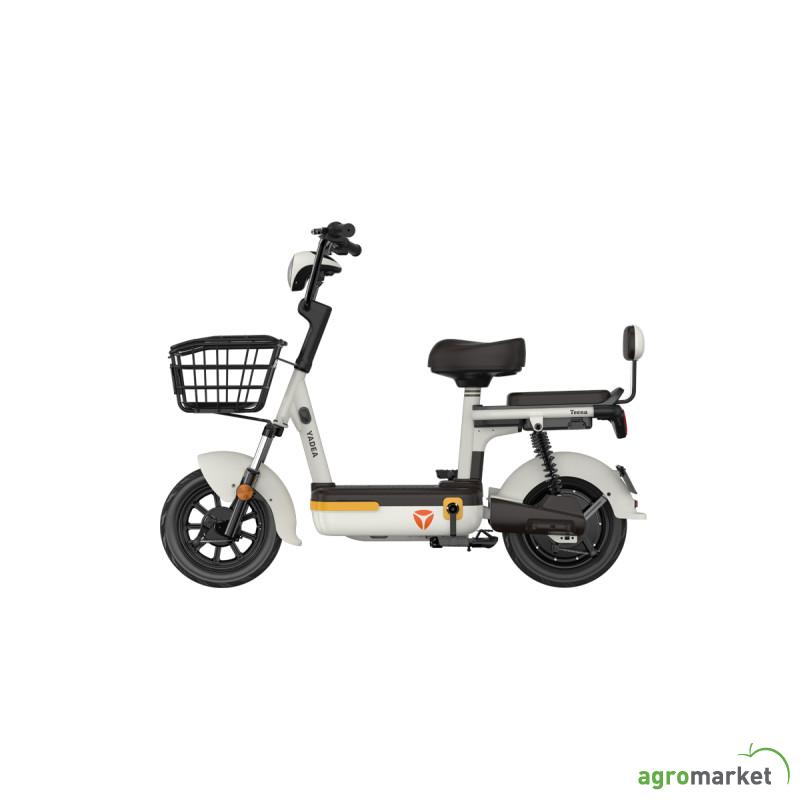 Baterijski bicikl Yadea Teena 48V 12Ah - beli 
