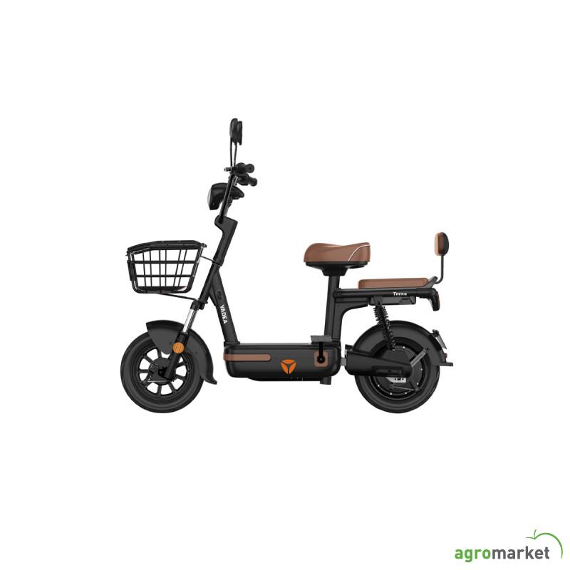 Baterijski bicikl Yadea Teena 48V 12Ah - crni 