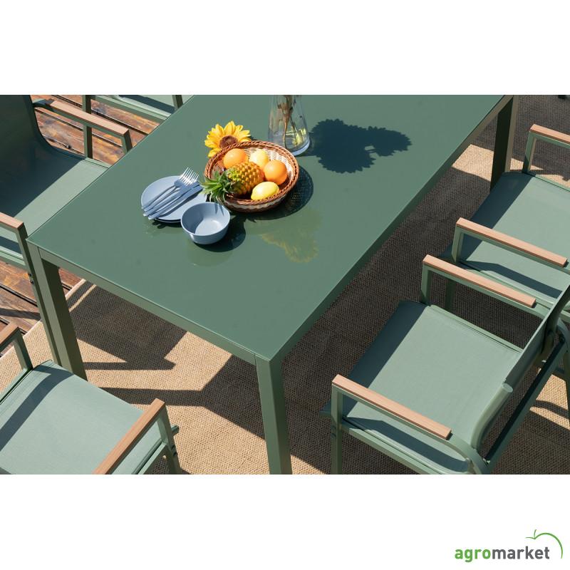 Baštenski set sto + 6 stolica Olive (A+B) 