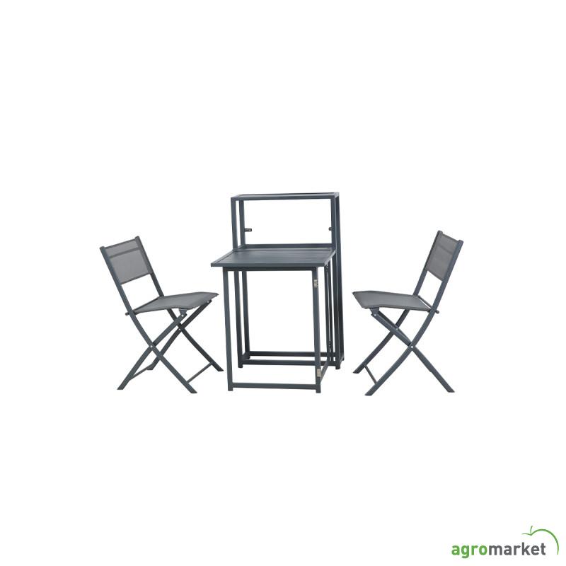 Trodelni sklopivi set za terasu Balkit 
