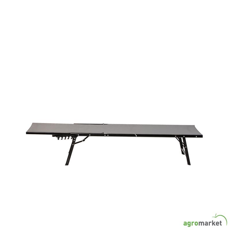 Sklopiva ležaljka crna Marli 