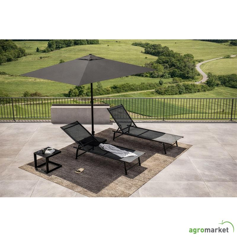 Sklopiva ležaljka crna Marli 